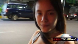 A petite Asian teen is about to be fucked by a horny sextourist