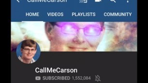 CallMeCarson’s subscribe button orgasms as new subscribers touch it