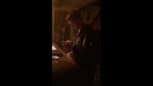 Ginger Teen Playing with Phone XXX