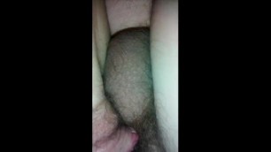 Petite Pussy Gets Fucked and is Filled with Husband's Cum. Balls Deep.