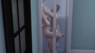 The Sims 4 Porn: Hot Slut Gets Fucked in the Shower by Sexy Hunk