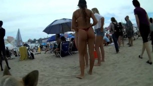 Perfect ASS Teen Bikini Beach Patrol