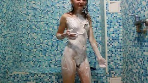 Hot Teen Strips and Shower for you