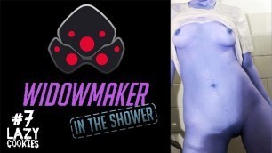 Widowmaker From Overwatch Masturbates In The Shower - LazyCookies Amateur
