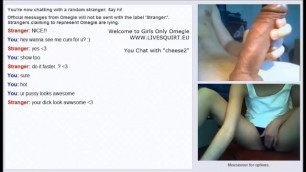 Teen get Creamy on Webcam Omegle Chatroulette