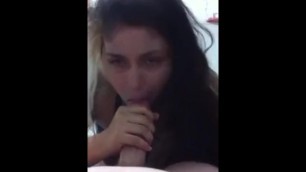 Brazilian teen gives head with passion