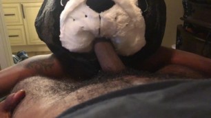 Kinky Bulldog Masked Slut Sucks Cock Til Throatpie & Keeps Sucking.
