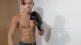straight teen boxer leaked jerkoff video