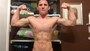 Flexing teen