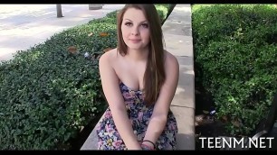 Money for legal age teenager cali hayes in exchange for fellatio