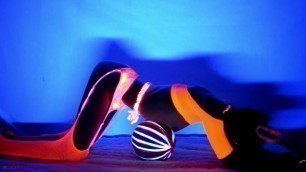 Neon Dream - Blacklight dance video SAMPLE - Video on ModelHub