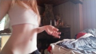 Young Petite Teen Belly Dancing Tease