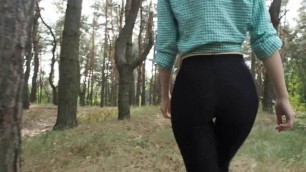 Ukrainian Amateur Teen Forest Blowjob (teaser) - KoskaetLeska
