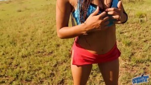 A Great Day For a Great Outdoor Ass & Cameltoe! Hottest Teen