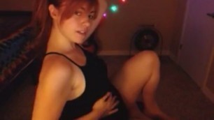 AwesomeKate - Redhead Teen Shows Off Her Body