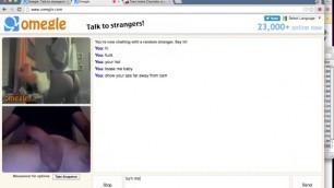 Big Cock Makes Omegle Teen's Eyes Roll Back