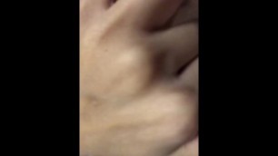 Skinny black slut horny for my big white dick