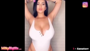 TOP 5 Instagram girls with big tits - see more top 5 at milkybigtits