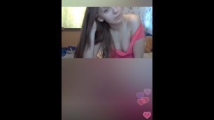 Cute periscope Teen showing tits and pussy