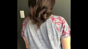 Beautiful Bun Drop (Hair fetish)