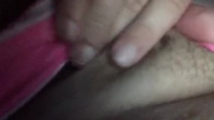 Fingering pussy plus dirty talk