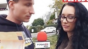 BumsBus - Lilly Foxx Big Ass German Teen Picked Up For Steamy Close Up Car Sex - LETSDOEIT