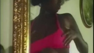 Black Teen Plays with Her Massive Big Boobs