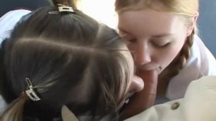 Schoolbus blowjob teens driver fuck very young gils & give suck